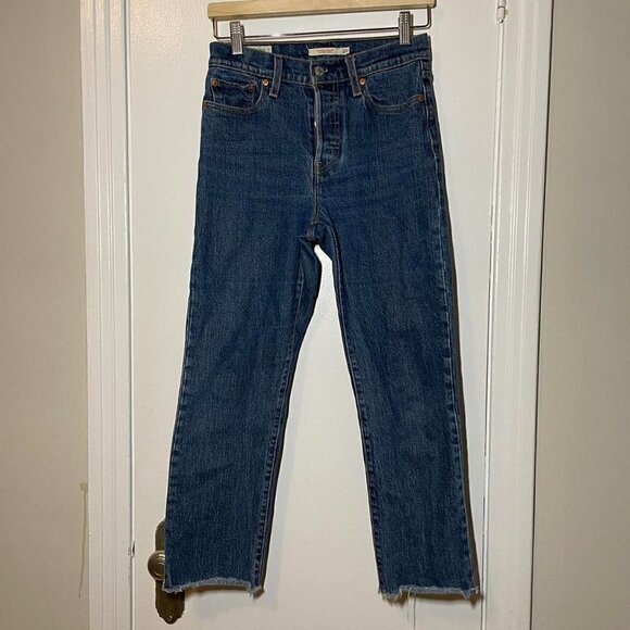 LEVI’S WEDGIE STRAIGHT FIT WOMEN'S JEANS SIZE 26 - Picture 4 of 9